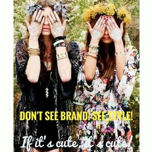 Style over brand, always.